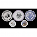 Plates and Ashtrays with Motifs
