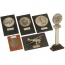 5 Commemorative Plaques and 1 Trophy, 1937-44