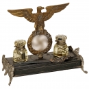 Desk Set with Imperial Eagle and Swastika