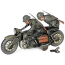 Kellermann Military Motorbike with Pillion No. 357, c. 1935