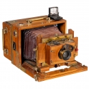 French Folding-Plate Camera, c. 1880