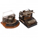 2 Early American Typewriters