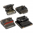 4 American Portable Typewriters, c. 1930