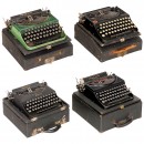 4 Remington Portable Typewriters