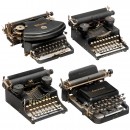 4 Small American Typewriters