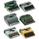 6 American Portable Typewriters