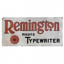 Remington Enamel Advertising Sign, c. 1920