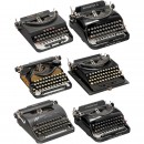 6 American Portable Typewriters