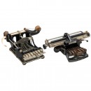 2 Braille Typewriters