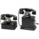 2 Belgian Bell Telephones
