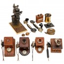 4 Intercom Telephones, 2 Handsets and More, c. 1910-30