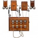 Telephone Switchboard with 2 Extensions, c. 1920
