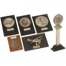 5 Commemorative Plaques and 1 Trophy, 1937-44