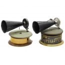 2 Toy Gramophones, c. 1925