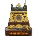 Ormolu and Copper Marine Automaton Clock by Eude and Cailly, c. 
