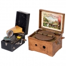 Disc Musical Box and Gramophone
