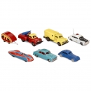 7 German Tin-Toy Cars, c. 1950-60
