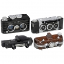 4 Stereo Cameras: Viewmaster, Realist, Linex and Tri-Vision