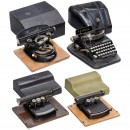 4 German Typewriters