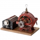 Early Electric Motor with Sliding Resistor, c. 1915