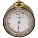 Pocket Compass with Barometer, c. 1880