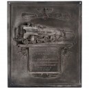 Railway Worker Anniversary Plate, 1939