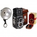 Rolleiflex 3,5 F with Accessories, c. 1960