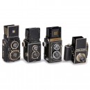 3 TLR and 1 SLR 6 x 6, c. 1936