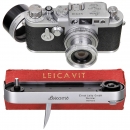 Leica IIIg with Elmar 2,8/50 mm and Leicavit, c. 1957