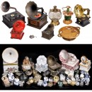 Decorative Gramophones and Souvenir Music Boxes
