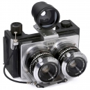 Rollfilm Stereo Camera with Mamiya-Sekor 6,3/65 mm