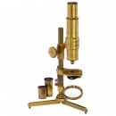 Rare German Brass Microscope, c. 1830