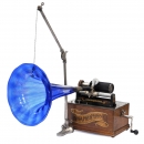 Columbia Graphophone Type AT Phonograph with Glass Horn, 1903 on