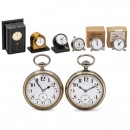 Six Telephone Watches and Two Pocket Watches