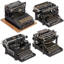 Four American Typewriters