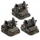 Three Oliver Typewriters