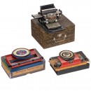 Three Tin Toy Typewriters
