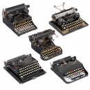 Five American Portable Typewriters