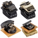 Four Small German Typewriters