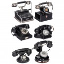 Six Desk Telephones