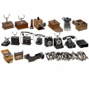 Parts and Accessories for Historical Telephones, c. 1890 onwards
