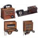 Four Small Telephone Switchboards, c. 1910 onwards