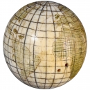 Miniature Bone Terrestrial Globe, c. 1800