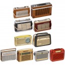 Ten Portable Radios