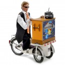 Remote-Controled Automaton Barrel Organ Player on Tricycle