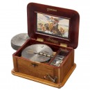 Adler/Fortuna Disc Musical Box No. 245, c. 1900