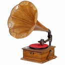 Alsatian Horn Gramophone, c. 1912