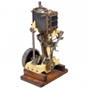 Precision Model of a Vertical Single-Cylinder Steam Engine, c. 1