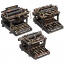 3 Remington Typewriters for Restoration or Spare Parts