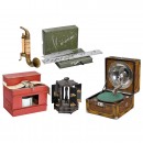 Group of Mechanical Music Instruments and a Gramophone